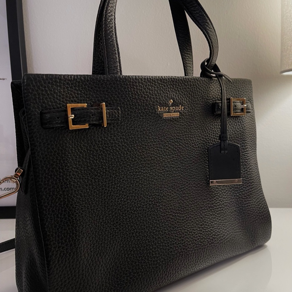 Large Satchel Kate Spade Leather Bag - Picture 1 of 6